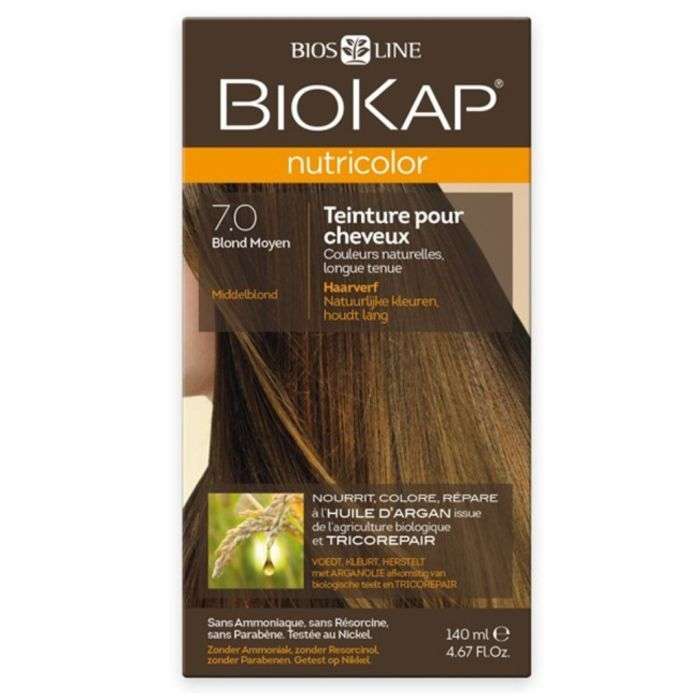 BIOKAP Nutricolor 7.0 Blond Moyen