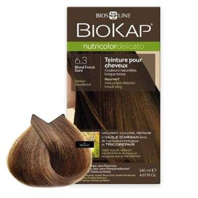 BIOKAP Nutricolor Delicato 6.3 Blond fonce Dore