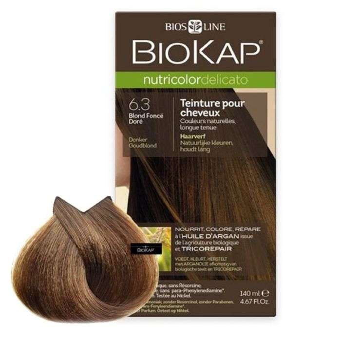 BIOKAP Nutricolor Delicato 6.3 Blond fonce Dore