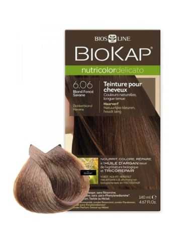 BIOKAP NUTRICOLOR DELICATO 6.06 BLOND FONCE HAVANE