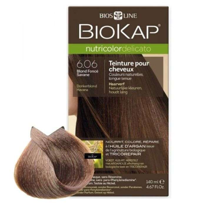 BIOKAP Nutricolor Delicato 6.06 Blond Fonce Havane