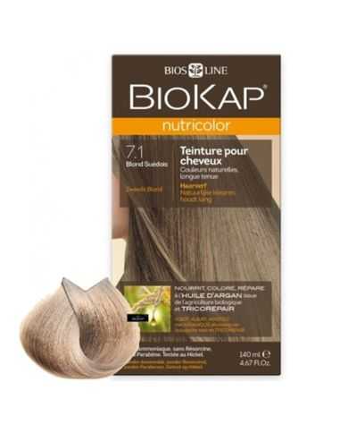 BIOKAP NUTRICOLOR 7.1 BLOND SUEDOIS