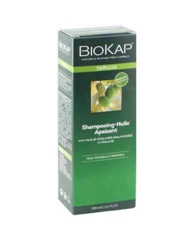 BIOKAP SHAMPOING HUILE APAISANT CUIR CHEVELU SENSIBLE ET IRRITE 200 ML