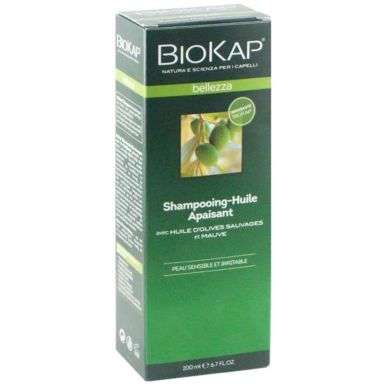 BIOKAP Shampooing huile apaisant cuir chevelu sensible et irrite 200ml