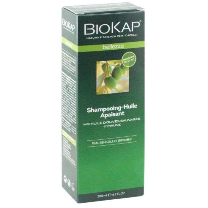 BIOKAP Shampooing huile apaisant cuir chevelu sensible et irrite 200ml