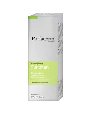 PURIADERM PURIPHAN SHAMPOOING HYDRATANT INTENSE CHEVEUX SECS ET ENDOMMAGES 200 ML