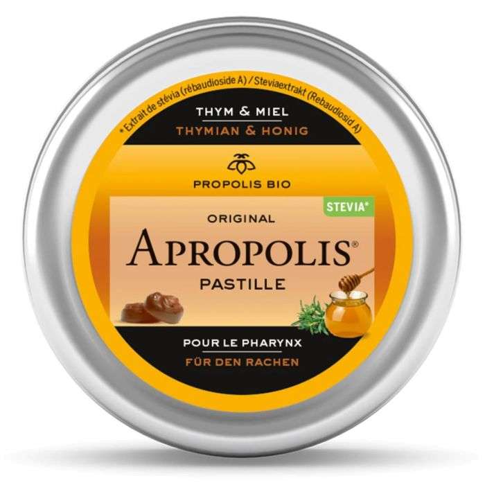 LEMON PHARMA Pastilles Propolis à l'Arôme Thym/Miel Boite de 40 g