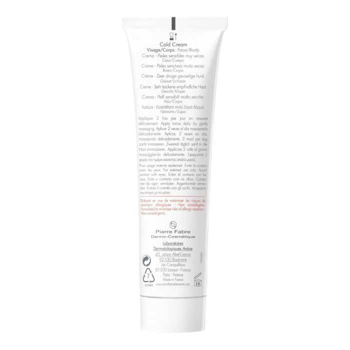AVENE COLD CREAM CREME 100ML