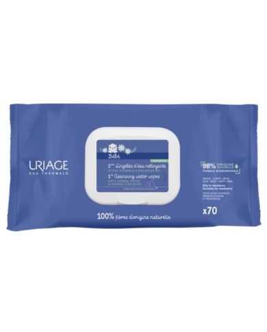URIAGE BEBE 1ERE LINGETTES D'EAU NETTOYANTES * 70