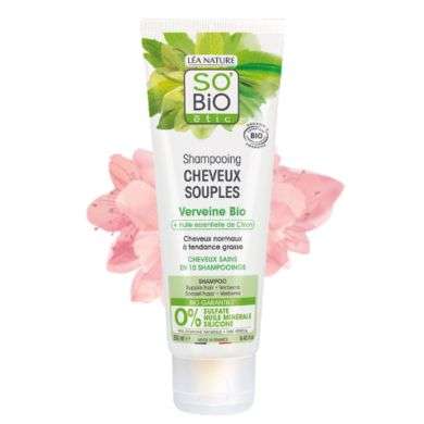 SO BiO Shampooing Cheveux Purifiés - Verveine Citron - SOBIO
