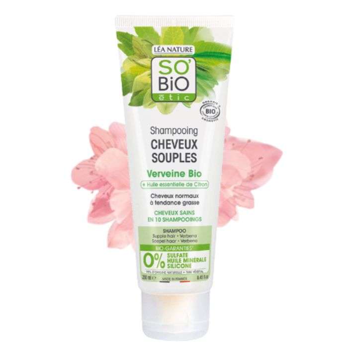 SO BiO Shampooing Cheveux Purifiés - Verveine Citron - SOBIO