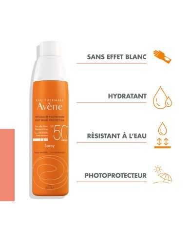 AVENE SOLAIRE EAU THERMAL SPRAY SPF50+ 200ML