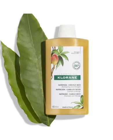 KLORANE BEURRE DE MANGUE SHAMPOOING TRAITANT NUTRITIF 400 ML