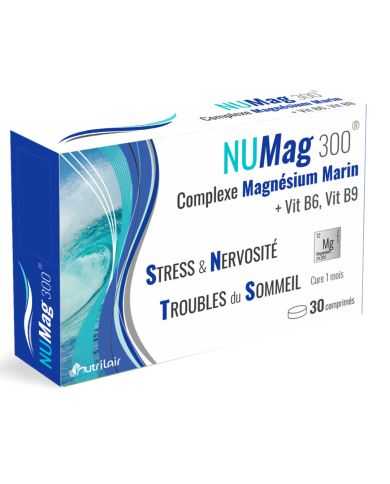 NUTRIMAX NUMag 300 COMPLEXE MAGNESIUM MARIN + VIT B6 , vit B9