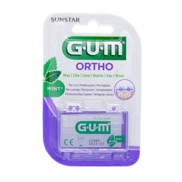GUM Cire orthodontique translucide mentholée
