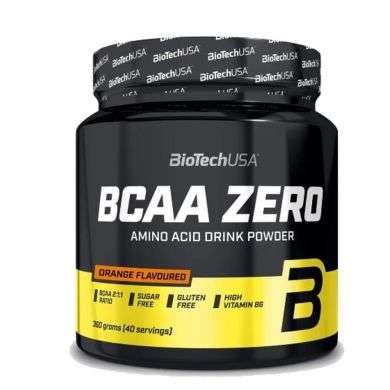 BIOTECH USA BCAA ZERO 360Gram saveur d'orange