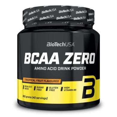 BIOTECH USA BCAA ZERO 360Gram saveur Fruit tropical