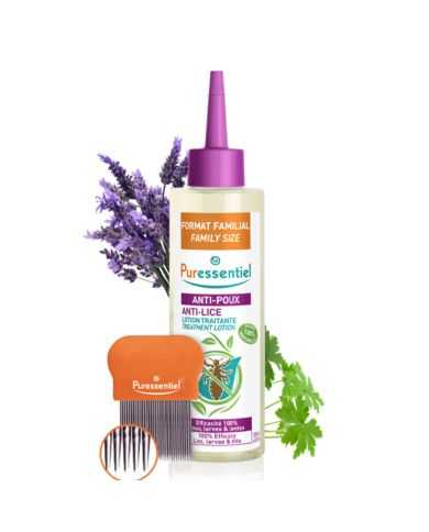 PURESSENTIEL ANTI POUX LOTION TRAITANTE 200 ML + PEIGNE