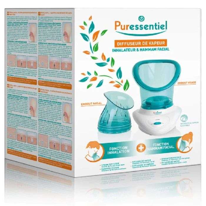 PURESSENTIEL DIFFUSEUR DE VAPEUR INHALEUR ET HAMAM FACIAL 