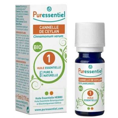 PURESSENTIEL Huile Essentielle Cannelle De Ceylan Bio 5ml