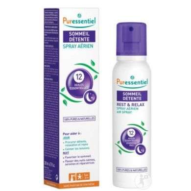 PURESSENTIEL SPRAY AERIEN SOMMEIL DETENTE 200ML 12 HUILES ESSENTIELLES
