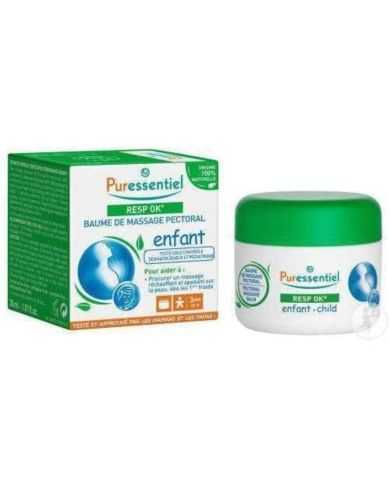 PURESSENTIEL RESPIRATOIR OK BAUME DE MASSAGE PECTORAL ENFANT 60 ML