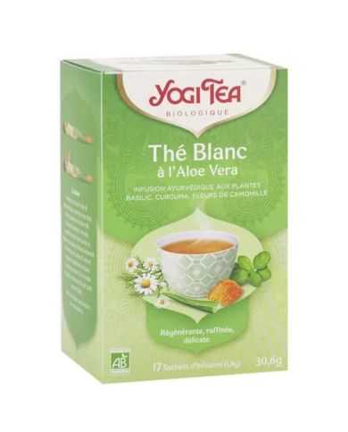 YOGI TEA THE BLANC A L ALOE VERA 17 SACHETS