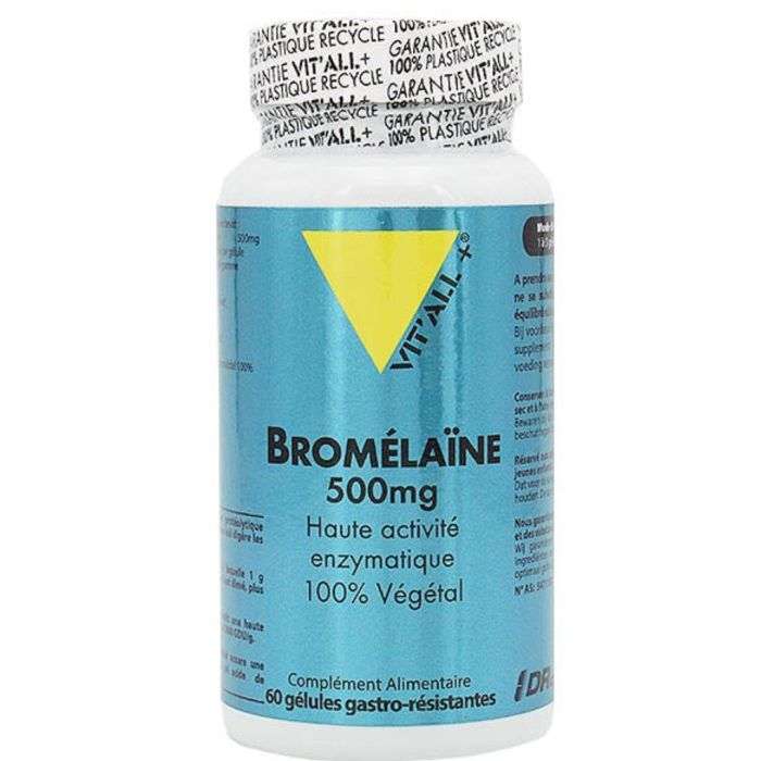 VITALL+ BROMELIANE 500mg 60 gelules