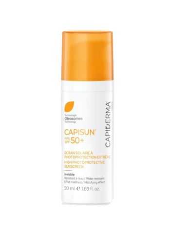 CAPIDERMA CAPISUN ECREN SOLAIRE A PHOTOPROTECTION EXTREME INVISIBLE SPF 50+ 50ml
