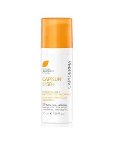 CAPIDERMA CAPISUN ECRAN SOLAIRE A PHOTOPROTECTION EXTREME TEINTE CLAIRE 50+