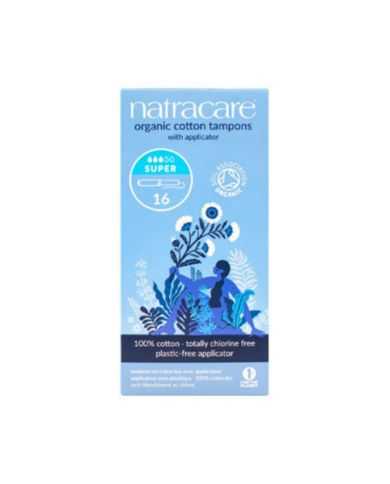 NATRACARE TAMPONS SUPER AVEC APPLICATEUR 16 U