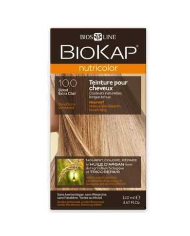 BIOKAP NUTRICOLOR TEINTURE 10.0 BLOND EXTRA CLAIR