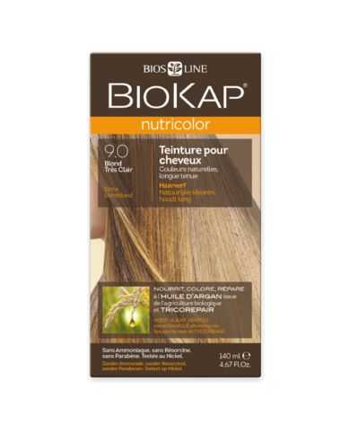 BIOKAP NUTRICOLOR TEINTURE 9.0 BLOND TRES CLAIR