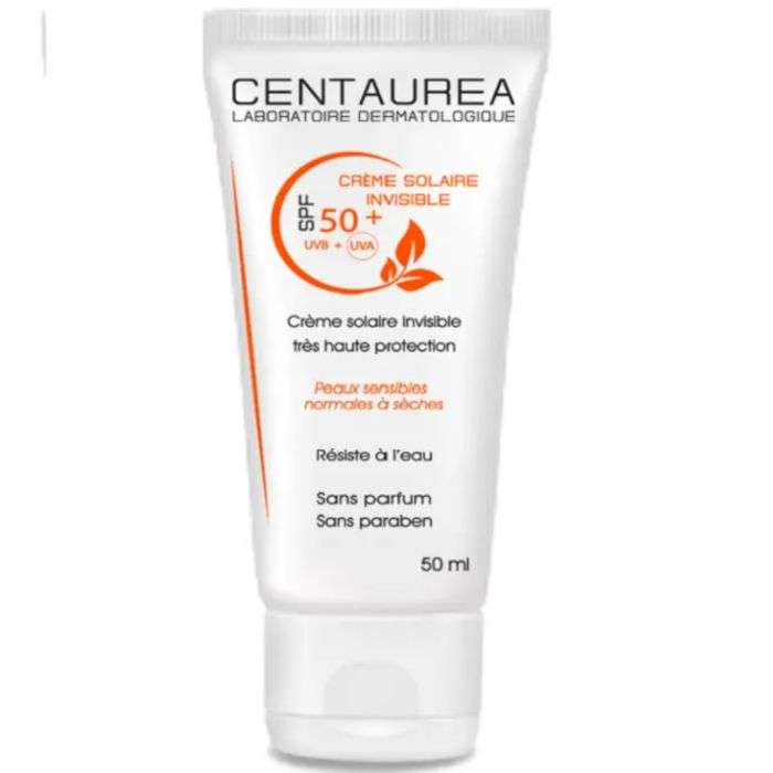 CENTAUREA Crème Solaire Invisible Spf50+ 50ml