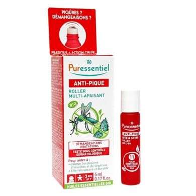 PURESSENTIEL ANTI-PIQUE ROLLER APAISANT 11 HUILES ESSENTIELLES 5ML