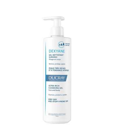 DUCRAY DEXYANE GEL NETTOYANT SURGRAS 400 ML