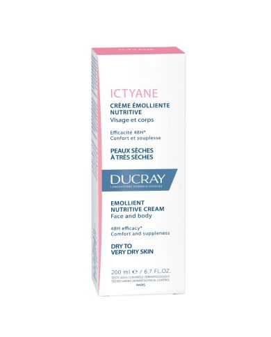 DUCRAY ICTYANE CREME EMOLLIENTE NUTRITIVE VISAGE ET CORPS 200 ML
