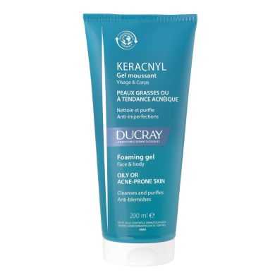 DUCRAY KERACNYL GEL MOUSSANT 200ML