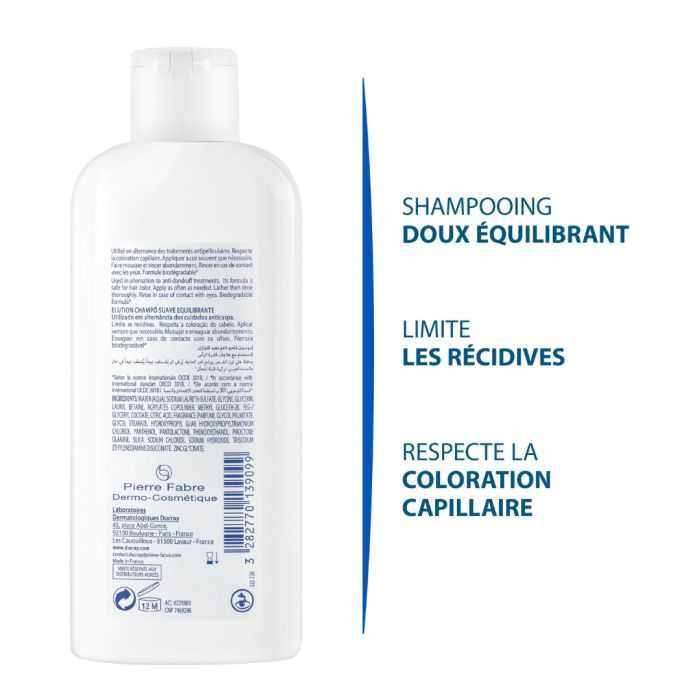 DUCRAY ELUTION SHAMPOOING REEQUILIBRANT 200ML