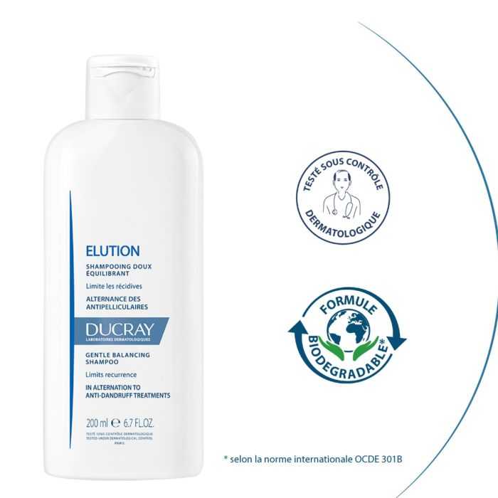 DUCRAY ELUTION SHAMPOOING REEQUILIBRANT 200ML
