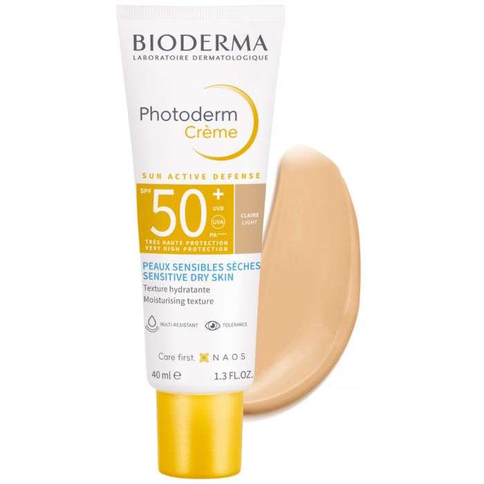 BIODERMA PHOTODERM CREME SOLAIRE SPF 50 + TEINTE CLAIRE