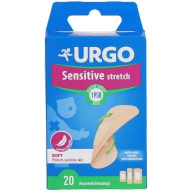URGO SENSITIVE STRETCH SOFT 20 PANSEMENTS 