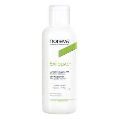 NOREVA EXFOLIAC LOTION ASSECHANTE DOS BUSTE ET EPAULES 125ML