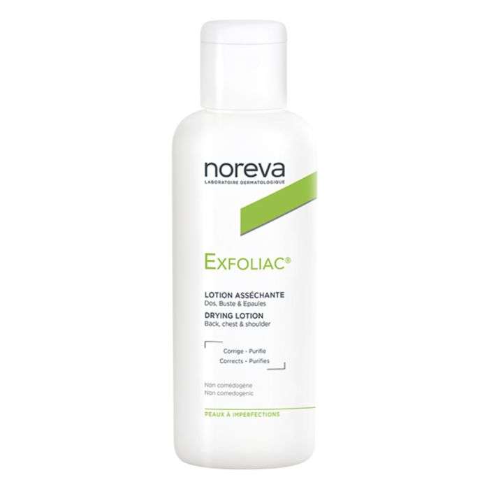NOREVA EXFOLIAC LOTION ASSECHANTE DOS BUSTE ET EPAULES 125ML