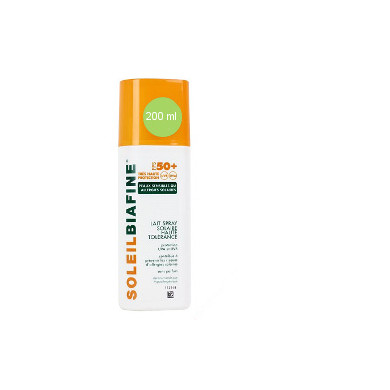 Soleil Biafine Lait spray Haute Tolérance SPF 50+ (200 ml )