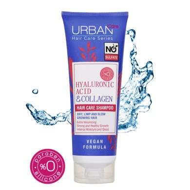 URBAN CARE SHAMPOING EXTRA VOLUME ACIDE HYALURONIQUE ET COLLAGENE 250 ML