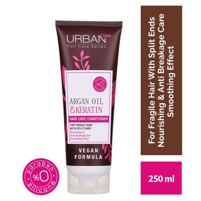 URBAN CARE APRES SHAMPOOING NOURRISANT ARGAN ET KERATINE 250 ML
