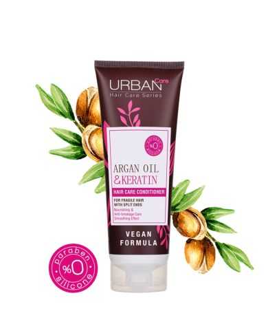 URBAN CARE APRES SHAMPOOING NOURRISANT ARGAN ET KERATINE 250 ML