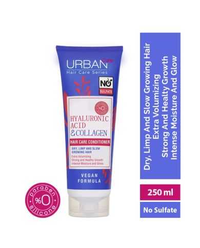 URBAN CARE APRES SHAMPOOING EXTRA VOLUME ACIDE HYALURONIQUE ET COLLAGENE 250 ML