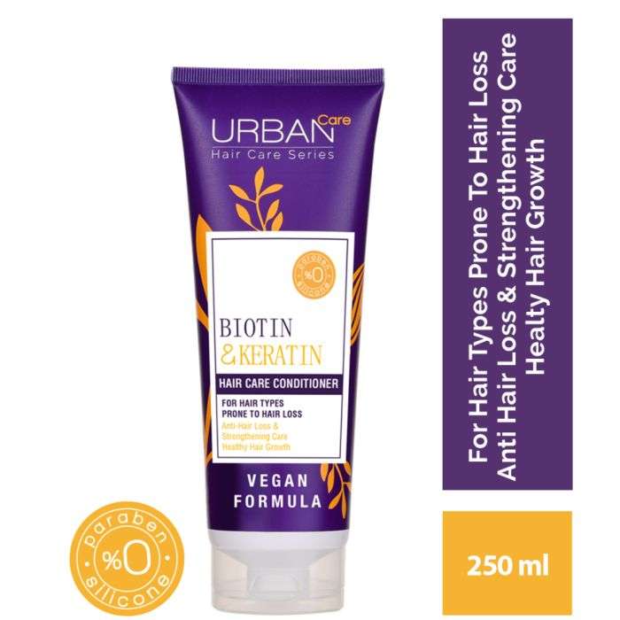 URBAN CARE APRES SHAMPOOING FORTIFIANT BIOTINE ET KERATINE 250 ML